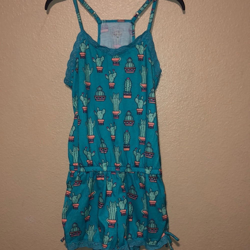 Justice cactus sleep romper